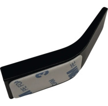 Oprire ușă neagră pentru montare pe perete