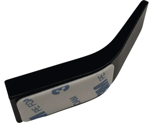 Oprire ușă neagră pentru montare pe perete