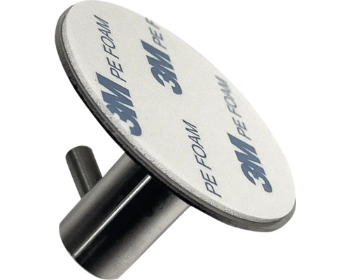 Cârlig de haine metalic cu suprafață adezivă 3M pentru montare pe perete