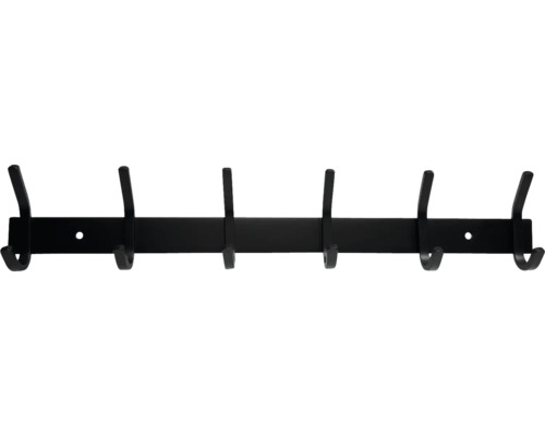 Bară de haine cu cinci cârlige pentru montare pe perete