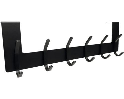 Garderobă de ușă cu cinci cârlige pentru montare ușoară