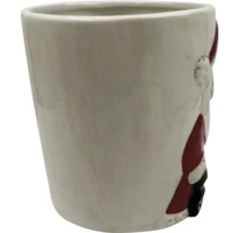 Ghiveci ceramic cu motiv de Moș Crăciun