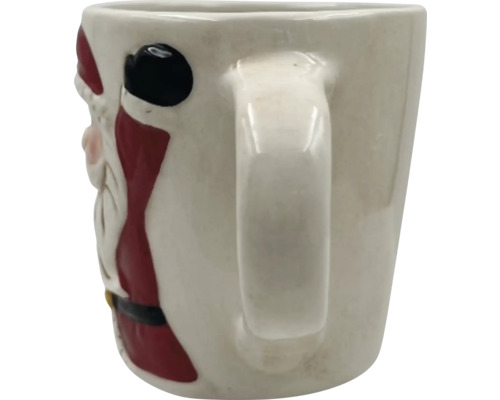 Cană de Crăciun cu motivul lui Moș Crăciun