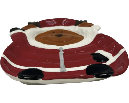 Bol decorativ cu design de ren pentru perioada Crăciunului