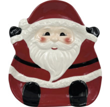Farfurie decorativă ceramică Moș Crăciun