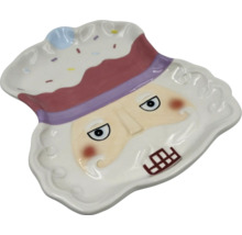 Farfurie decorativă cu fața unui spărgător de nuci