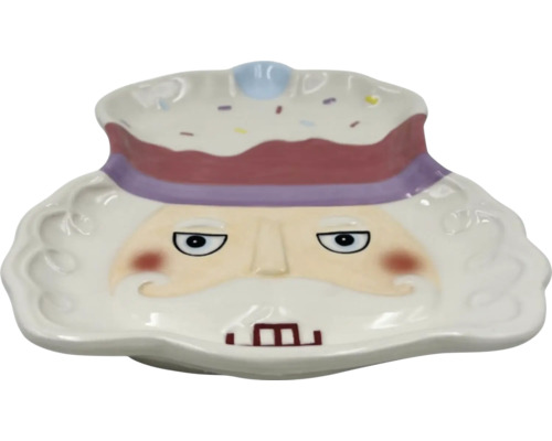 Bol ceramic decorativ cu față și acoperământ de cap