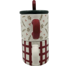 Cană stivuibilă cu capac și două modele diferite