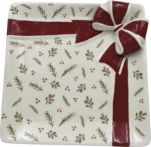 Farfurie decorativă cu model de fundă