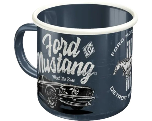Cană emailată Ford Mustang