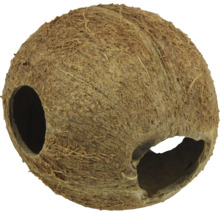 Peșteră de nucă de cocos cu două orificii pentru acvarii