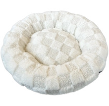 Pătuț rotund, moale, pentru animale de companie