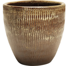 Ghiveci ceramic cu caneluri verticale