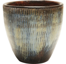 Ghiveci ceramic cu textură canelată