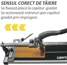 Instrucțiuni pentru utilizarea corectă a unui tăietor de plăci