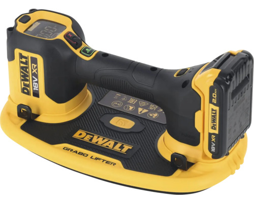 DeWalt Grabo Lifter 18 volți ventuză cu acumulator cu ecran