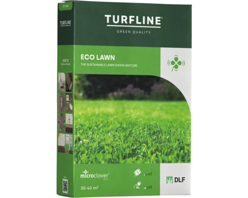 Semințe gazon Turfline Eco Lawn 1 kg 30-40 m² Pachet de semințe Turfline Eco Lawn, amestec durabil de gazon pentru 30 până la 40 de metri pătrați