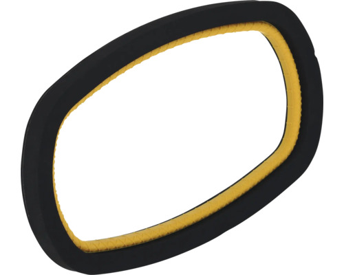 Inel de etanșare negru cu inel interior galben