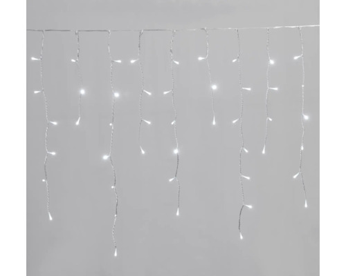 Ghirlandă luminoasă cu LED cu design de țurțuri pentru interior și exterior