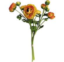 Buchet artificial de ranunculus cu flori și frunze