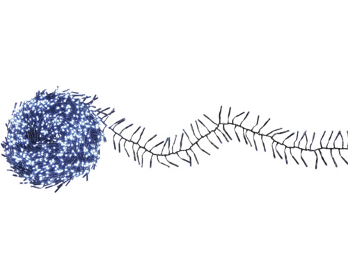 Ghirlandă luminoasă cluster Lafiora 1500 LED-uri 25 m alb neutru Șir luminos cu multe lumini