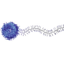Șir de lumini cu lumini LED într-un cerc și într-un rând