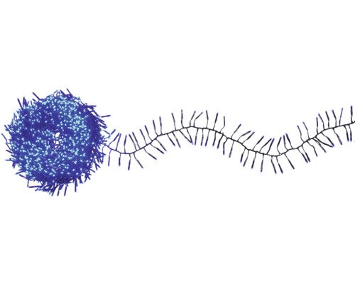 Șir de lumini cu lumini LED într-un cerc și într-un rând