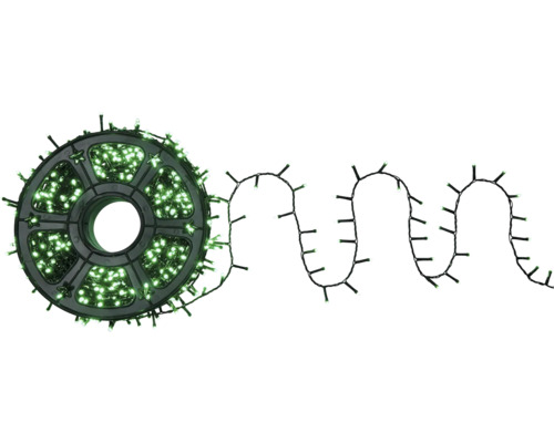 Ghirlandă luminoasă Lafiora 1000 LED-uri 30 m verde Ghirlandă luminoasă LED pe rolă