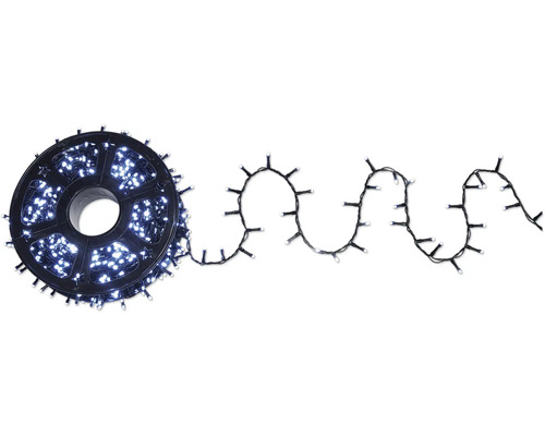 Ghirlandă luminoasă pe o bobină pentru exterior