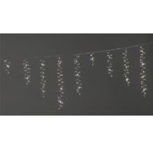 Ghirlandă luminoasă țurțuri cu lumini albe calde pentru decorare