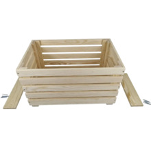 Jardinieră din lemn cu șuruburi pentru montaj