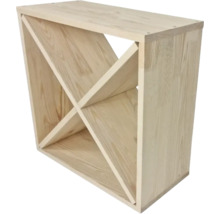 Raft de vinuri din lemn cu compartimente pentru depozitarea sticlelor de vin