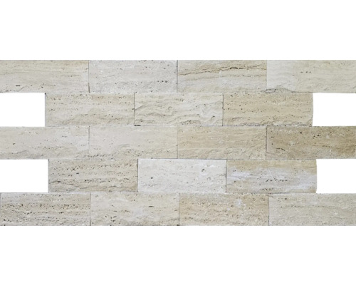 Placare perete din travertin din piatră naturală