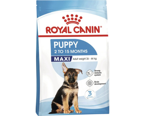 Hrană uscată pentru câini Royal Canin Maxi Puppy 3 kg Royal Canin Puppy Maxi hrană pentru căței de la două la 15 luni