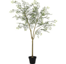 Copac artificial în ghiveci cu frunze verzi