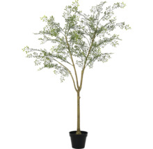 Copac artificial în ghiveci cu frunze verzi pentru decorare