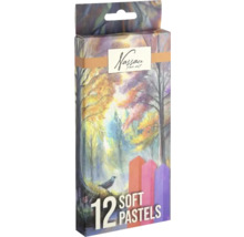 Pachet cu douăsprezece creioane pastel moi