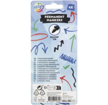 Patru markere permanente