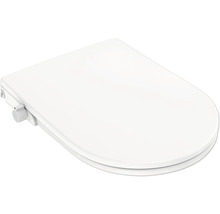 Capac de toaletă alb cu funcție de bideu