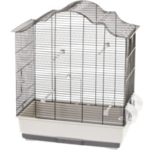 Colivie pentru păsări cu structură de grilaj și tavă de bază detașabilă