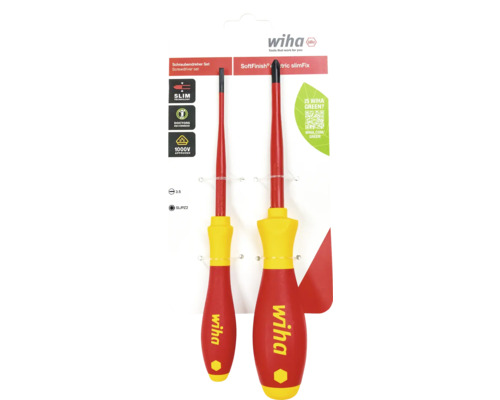 Set șurubelnițe Wiha VDE 2 PH2+PH2 Set șurubelnițe Wiha SoftFinish electric slimFix