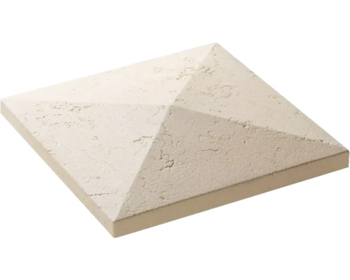 Capac stâlp gard STAR STONE Roma 40x40x6 cm Capac stâlp pătrat din piatră