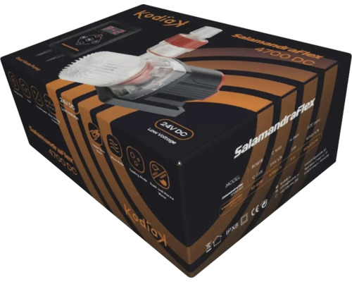 Ambalaj pompă de iaz SalamandraFlex 4700 DC de la Kodiax