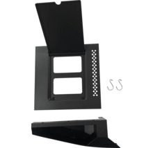 Suport pentru unelte de șemineu cu două cârlige