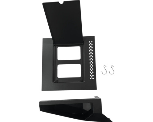 Suport pentru unelte de șemineu cu două cârlige