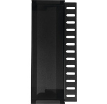 Panou negru pentru rack server cu fante pentru ventilație