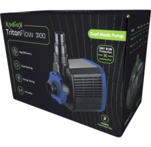 Ambalajul pompei de iaz Kodiax TritonFlow 3100 cu protecție la funcționare uscată și garanție de doi ani