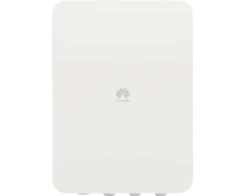 Logo Huawei pe un router alb dreptunghiular
