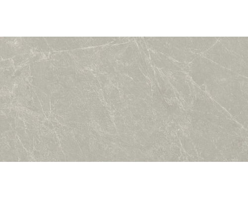 Gresie interior porțelanată glazurată rectificată Mendoza Grey 60x120 cm Placă ceramică cu structură de marmură