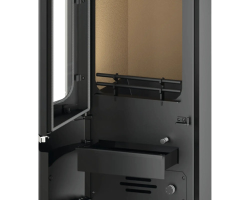 Detaliu interior al unui șemineu